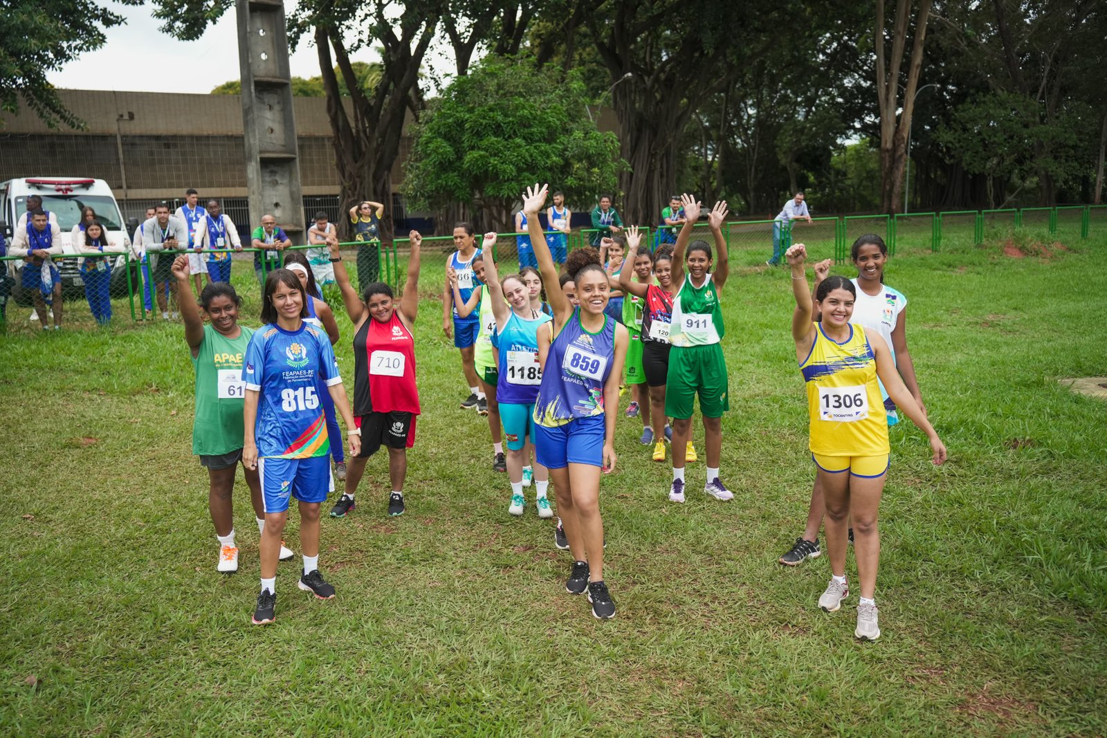 Prova de Atletismo nas Olimpíadas Nacionais